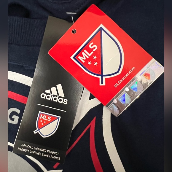 Adidas - Chicago Fire - Navy Blue Color Men's Short Sleeve T-Shirt - Picture 5 of 10